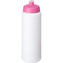 Baseline® Plus 750 ml drinkfles met sportdeksel - Wit/Roze