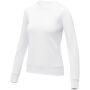Zenon dames sweater met crewneck - Wit - 4XL