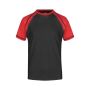 Men's Raglan-T black/red S