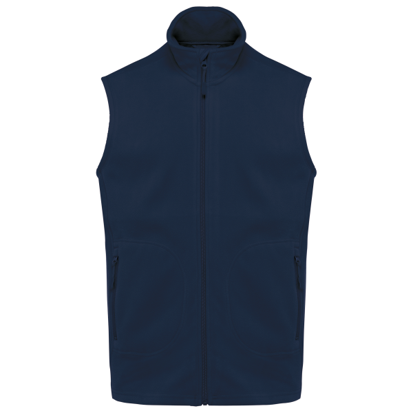 Ecologische uniseks bodywarmer van microfleece Navy 5XL Ecologische uniseks bodywarmer van microfleece Navy 5XL
