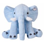 Grote pluche olifant LOUNIS blauw