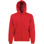 Classic Sweatvest met capuchon (62-062-0) Red L Classic Sweatvest met capuchon (62-062-0) Red L