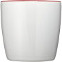 Azteek 340 ml keramische mok - Wit/Rood