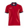 Pro Control Poloshirt M Bri Red/Nav S