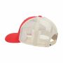 Vintage Organic Trucker Cap - Rood/Wit