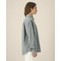 Worker Shirt - Het unisex relaxed overhemd - G. Dyed Misty Grey (XS)