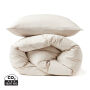 Montgomery Premium-Baumwollbettwäsche, 4er-Set, beige, weiß