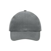 6 Panel Cap Heavy Cotton dark-grey