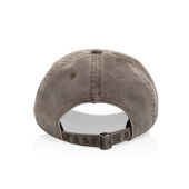 BEAU AWARE™ Washed 6 panel 270gsm cotton twill cap, bruin