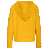 Bio lounge damessweater met capuchon Mellow Yellow L/XL
