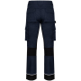 Gerecycled performance heren  werkbroek Navy / Black 58 FR