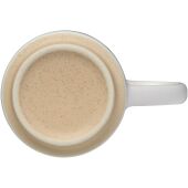 Camilla stapelbare keramische mok van 180 ml met matte afwerking - Wit