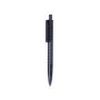X3 GRS gerecycled PC plastic pen frosted, donkerblauw