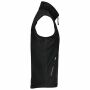 Met fleece gevoerde bodywarmer heren black S