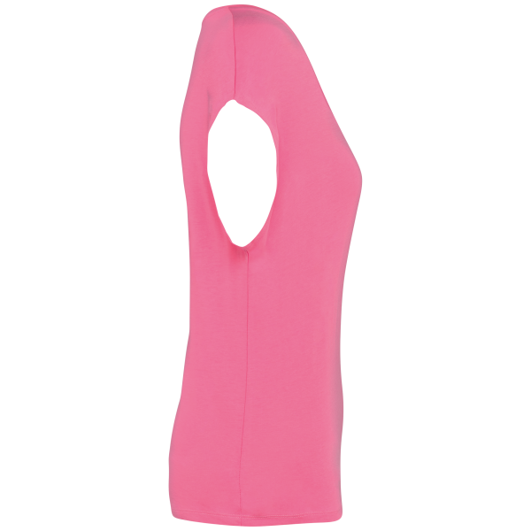 Ecologisch baggy dames T-shirt V-hals Candy Rose M Ecologisch baggy dames T-shirt V-hals Candy Rose M