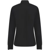 LADIES' LONG SLEEVED 'COTTON FEEL' COOLPLUS® SHIRT, BLACK, XS, HENBURY LADIES' LONG SLEEVED 'COTTON FEEL' COOLPLUS® SHIRT, BLACK, XS, HENBURY