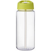 H2O Active® Octave Tritan™  600 ml sportfles met tuitdeksel - Transparant helder/Lime