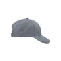 Brushed 6 Panel Cap grey one size