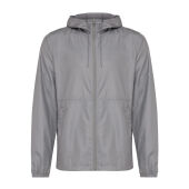Iqoniq Logan gerecycled polyester lichtgewicht jas, zilvergrijs (XL)