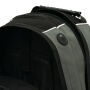 HYPE - Luxe polyester rugzak/ laptoptas grijs, zwart