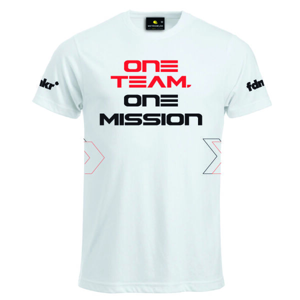 Belgium Racing T-shirt wit