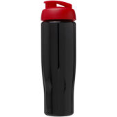 H2O Active® Tempo 700 ml sportfles met flipcapdeksel - Zwart/Rood