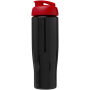 H2O Active® Tempo 700 ml sportfles met flipcapdeksel - Zwart/Rood