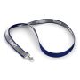 Polyester keycord met reflecterende overlay Polyester keycord met reflecterende overlay