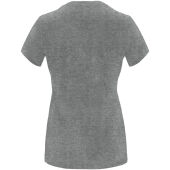 Capri damesshirt met korte mouwen - Marl Grey - 3XL