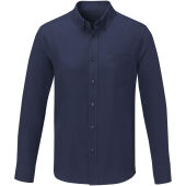 Pollux herenoverhemd met lange mouwen - Marineblauw - 3XL