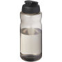 H2O Active® Eco Big Base 1 l drinkfles met klapdeksel - Charcoal/Zwart