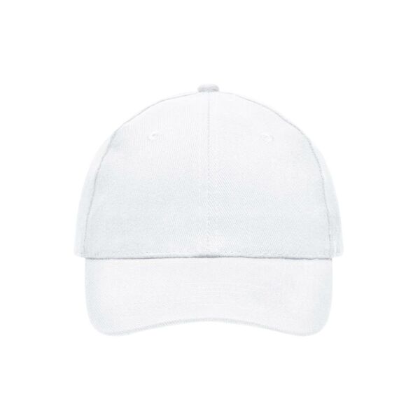 6 Panel Cap Heavy Cotton white one size 6 Panel Cap Heavy Cotton white one size