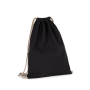 Gerecycled rugzakje met koordje Black Night One Size