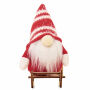 FROSTY SLEIGH - Kabouter op houten slee - Rood FROSTY SLEIGH - Kabouter op houten slee - Rood
