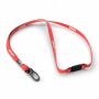 Polyester tubulaire keycord met metalen klem