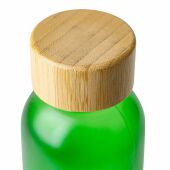 Glazen drinkfles (500 ml) Levi zwart