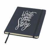 BudgetNote A5 Lines notitieboek - zwart