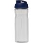 H2O Active® Eco Base 650 ml sportfles met kanteldeksel - Transparant/Blauw