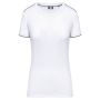 Dames-T-shirt Day To Day korte mouwen White / Navy XS Dames-T-shirt Day To Day korte mouwen White / Navy XS