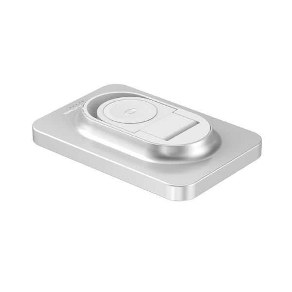 Urban Vitamin Malibu RCS aluminum 2 in 1 5000 mAh powerbank, zilver Urban Vitamin Malibu RCS aluminum 2 in 1 5000 mAh powerbank, zilver