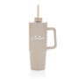 Tana RCS plastic tumbler met handvat 750 ml, beige