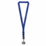 Geweven verstelbare crossbody telefoonhouder met gegraveerde metalen logoplaat