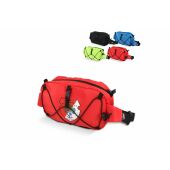 Crossbodytas R-PET met trekkoord - Zwart