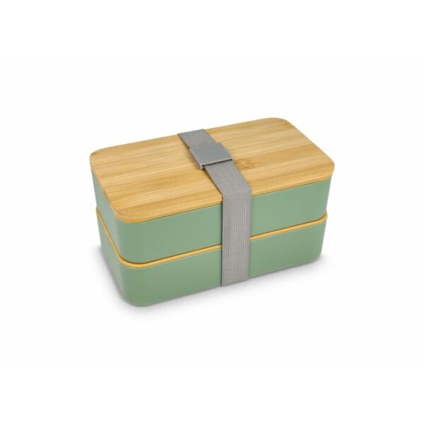 Lunchbox Bento R-PP & Bamboe - Mint Lunchbox Bento R-PP & Bamboe - Mint