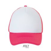 white/neon coral