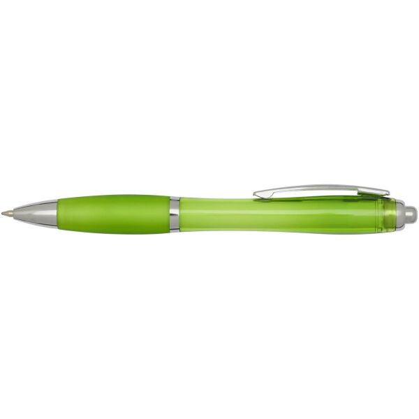 Nash RCS balpen van gerecycled plastic met gekleurde behuizing en grip (zwarte inkt) - Lime Nash RCS balpen van gerecycled plastic met gekleurde behuizing en grip (zwarte inkt) - Lime