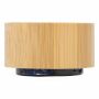Draadloze speaker BAMBOO SOUND bruin, zwart