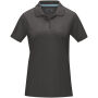 Graphite short sleeve women’s organic polo - Storm grey - XS Graphite short sleeve women’s organic polo - Storm grey - XS