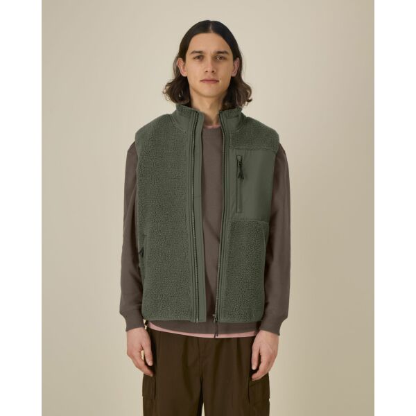 Liner - Het uniseks mouwloze sherpa jasje - XXS Liner - Het uniseks mouwloze sherpa jasje - XXS