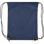 Polyester (210D) trekkoord rugtas Isolde blauw